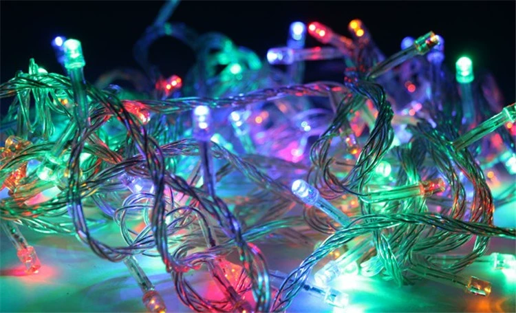 Рождественская сцена украшения елки светодиодные фонари 10 м KTV ресторан коридор карнизы украшения