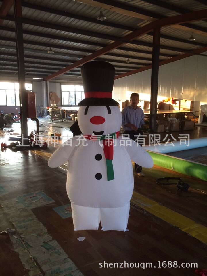 充气圣诞老人 充气圣诞雪人圣诞老人圣诞树拱门气模 圣诞促 推广