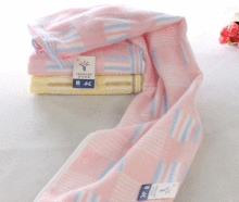 金号纯棉毛巾无捻提锻面巾素色款式柔软吸水家用洗脸毛巾