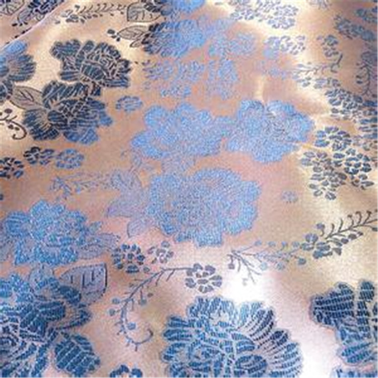 厂家直销 双色阳离子提花布 大玫瑰花服装面辅料里料 枕套包边布