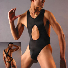 厂家批 男士情趣内衣 性感连体绳衣套装露肚成人用品 E412