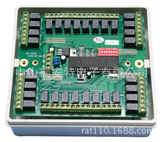 32路继电器联动模块，报警联动监控，联动弹屏/录像/抓拍/预置位