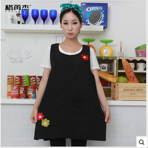 Chef overalls Micro waterproof vest in lovely Kitchen Apron flower shop work clothes restaurant barber shop kindergarten