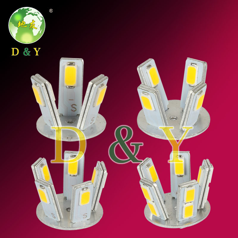 厂家3叉45瓦7W灯珠5730贴片灯珠 LED贴片蜡烛灯珠360贴片光源