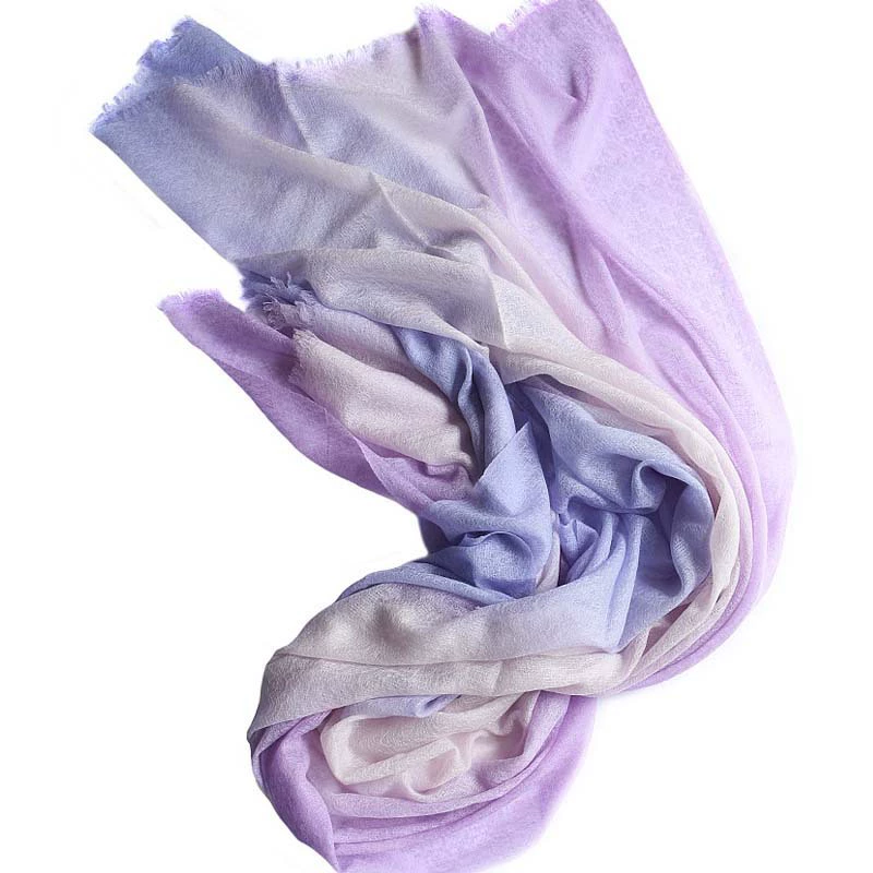 Клoк двухцветный с длиной more? Diamond two-color cloak, extra-long scarf, gradient