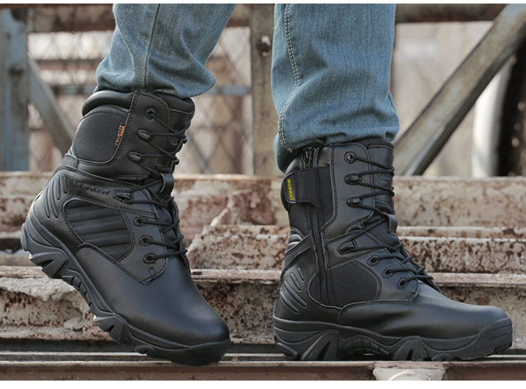 Boots militaires pour homme DONOW - Ref 1397182 Image 26