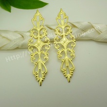 供应57*16MM纯铜花片DIY饰品配件头饰发簪发饰材料批发