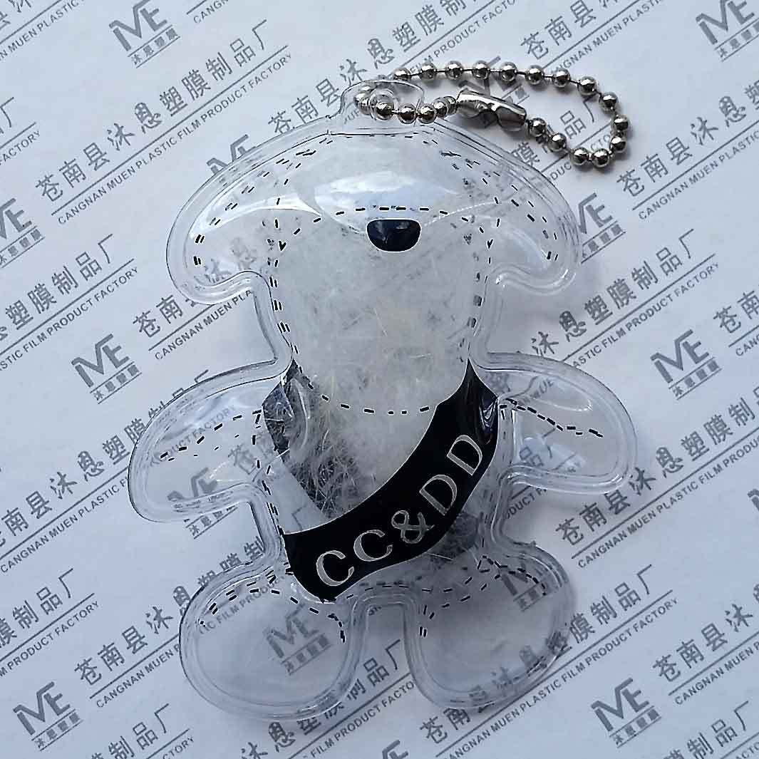 异形充气标PVC小熊羽绒标羽绒服吊牌 免费设计 价格便宜
