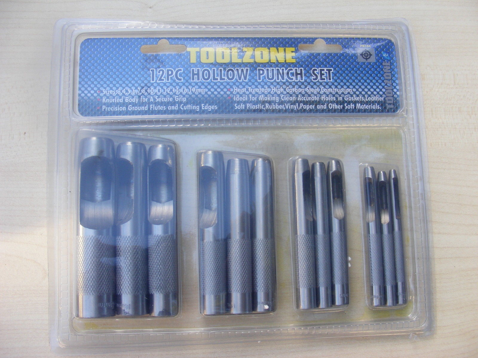 12件套皮带冲空心冲圆冲打孔冲打孔器冲子打眼冲 皮革DIY工具