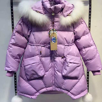 女童羽絨服冬裝新款兒童羽絨服中長款11-15歲大童女裝童裝外套潮