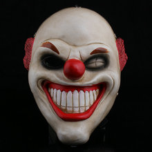 万圣节Payday2主题游戏收获日2系列面具树脂邪恶小丑面具