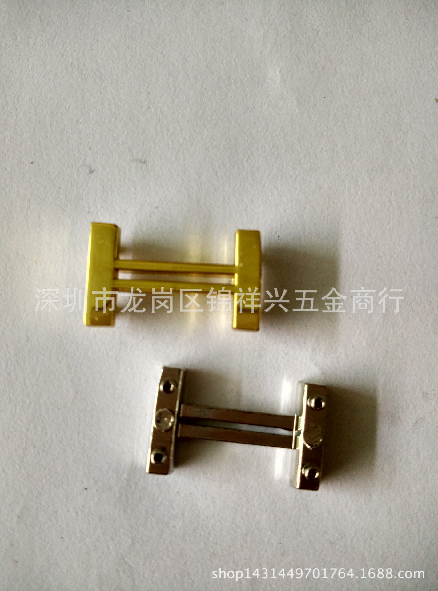 厂家供应手机皮套/皮包钱包上五金工字扣标牌2#