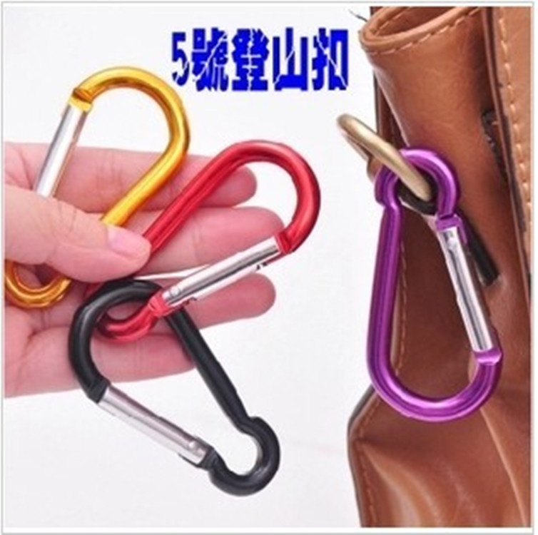 0912戶外多功能帶鎖登山/水瓶快挂D型快挂單反相機DV快挂扣 4g