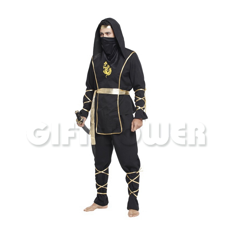 Stage performance costume, ninja costume,M-0096 adult martial arts ninja bar performance costume detail image 4