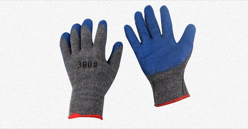 9皱纹灰纱蓝手套_11