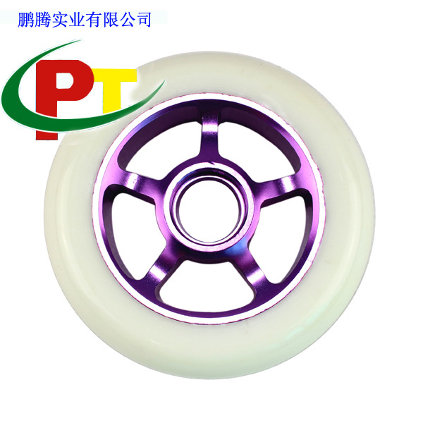 厂家大促销PU特技车轮、全铝内扣滑板车轮、极限运动车脚轮