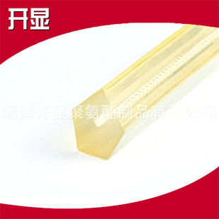 专业供应聚氨酯夹芯带加芯粗面圆带 斜坡式pu输送带聚氨酯圆带厂