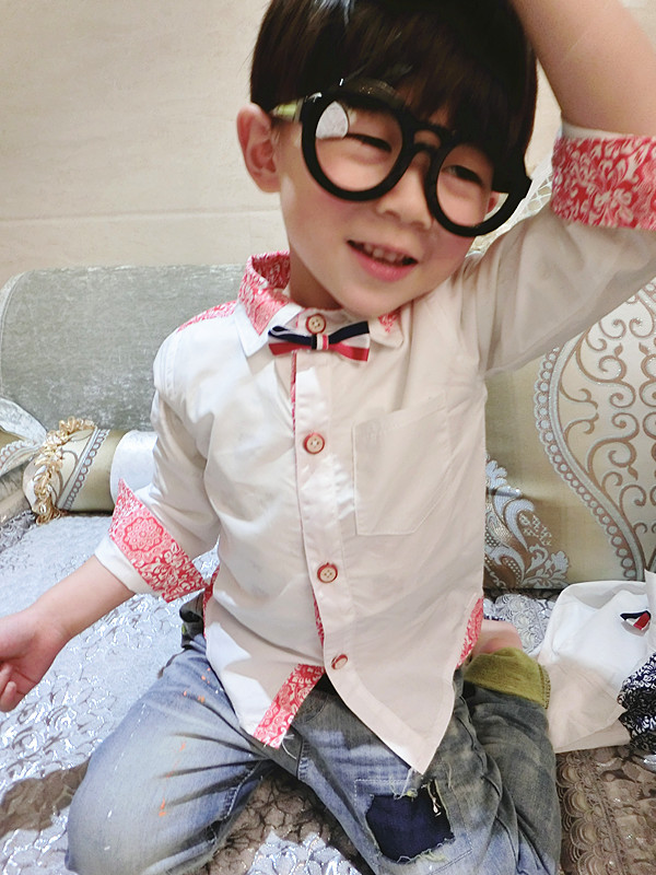 Chemise garcon à manche longue - Ref 2078041 Image 20