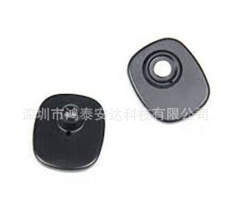 超市服装常用黑色小方防盗标签，衣服防盗扣 防盗扣黑小方