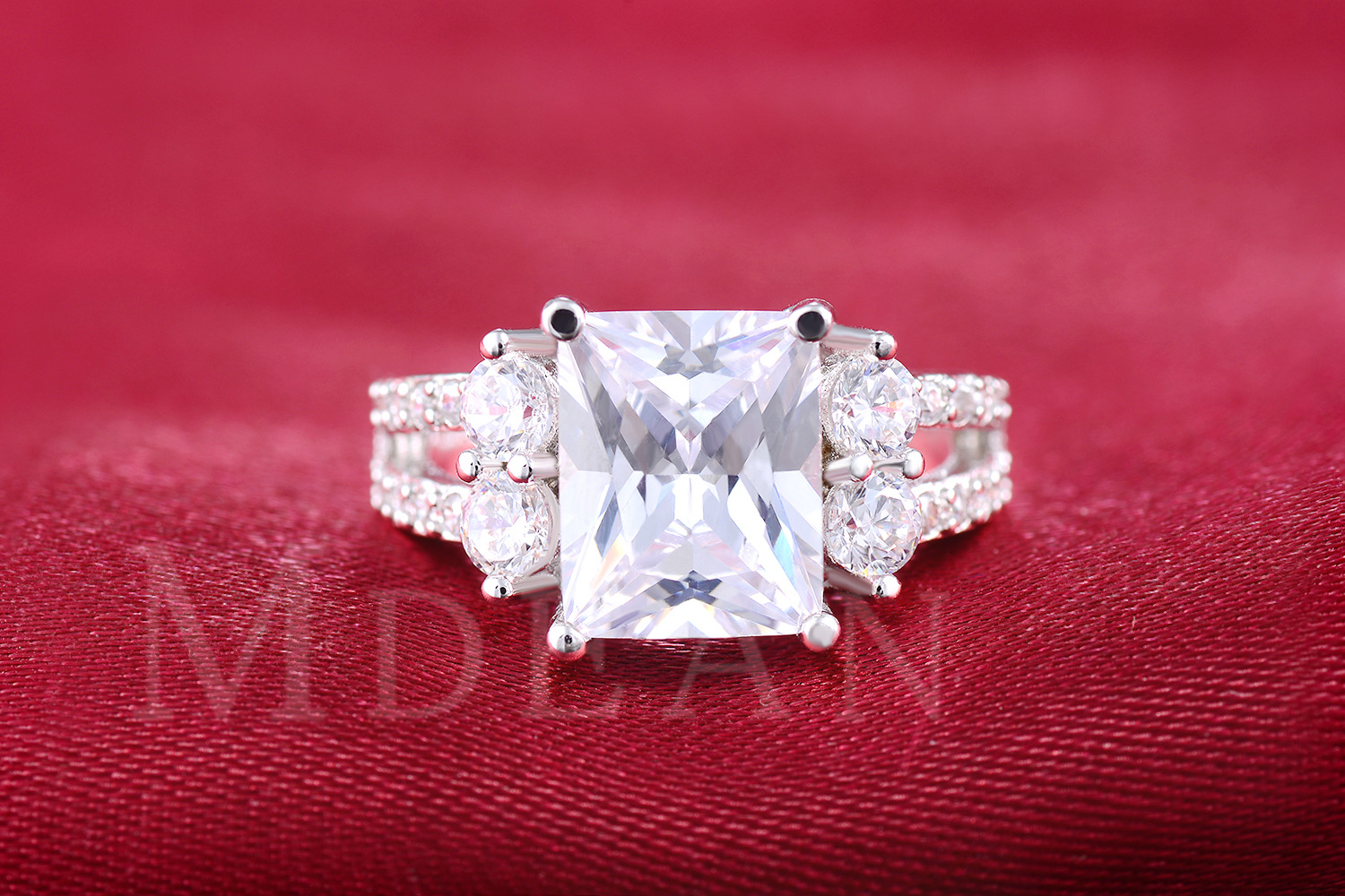 Vintage Platinum-Plated Ring