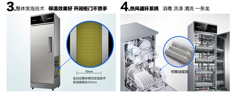 康宝商用RTP350G-2热风循环消毒柜0006