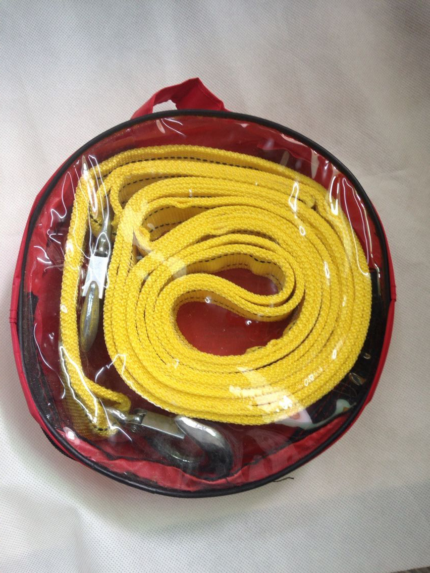 实力双层加厚拖车绳 5吨加厚拖车绳 汽车拖车绳 拉车绳 正品