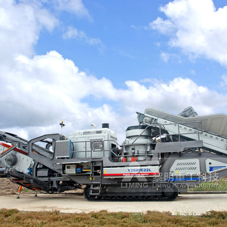 【直销】流动式沙石生产线 自己发电自己加工流动加工石子机器