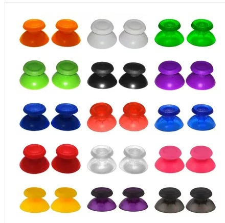 Handle with clove mushrooms, multicoloured joystick with accessories, 3D