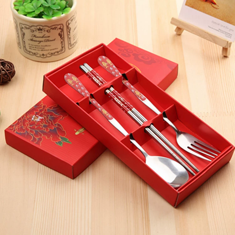 High quality tableware stainless steel, creative set, Birthday gift