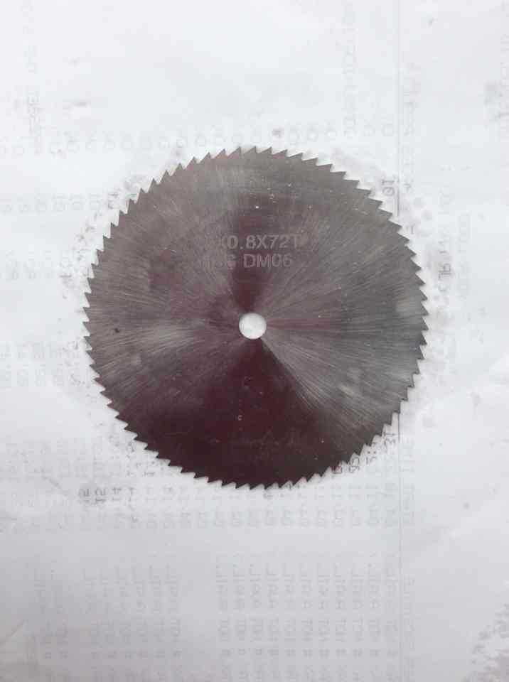 销售各类高速钢HSS锯片铣刀75*22*0.8*72T（可选）