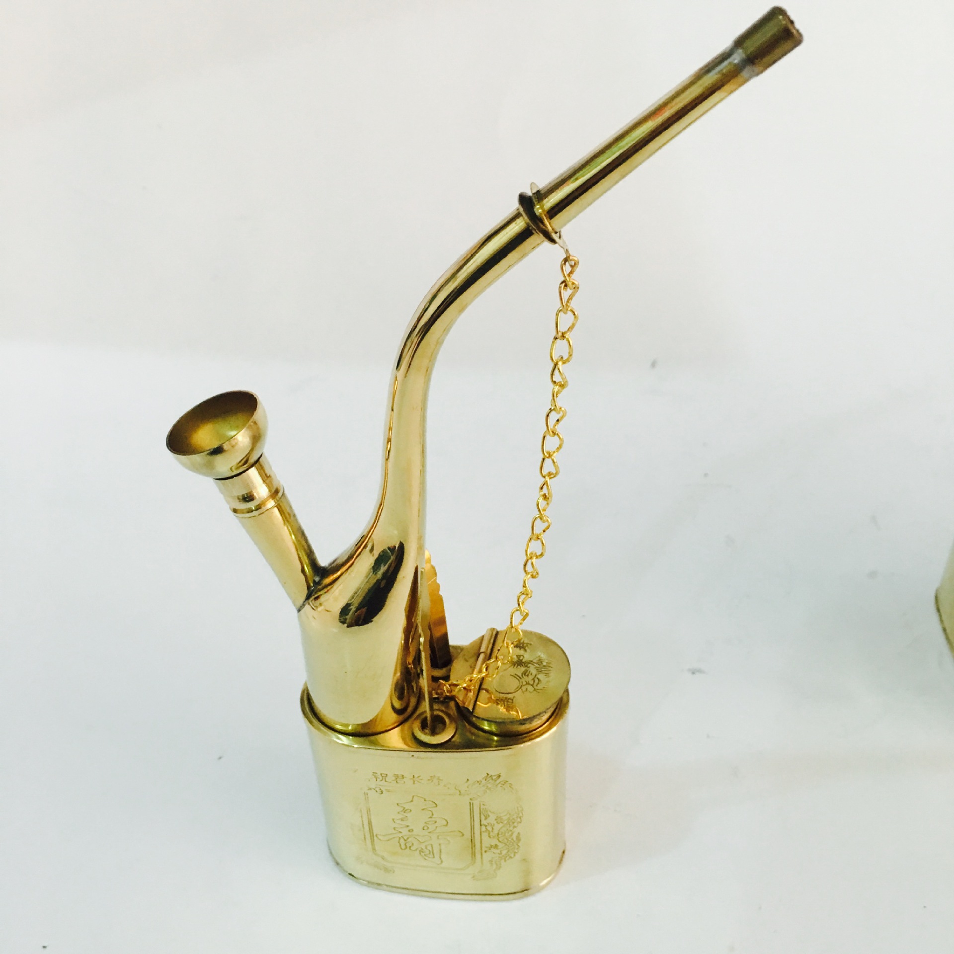 铜水烟壶/水烟袋两用型 单用型老寿星款特价水烟部分铜烟具烟-阿里巴巴