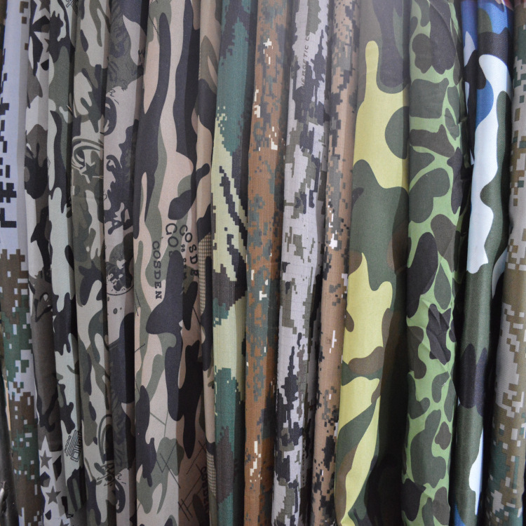 厂家直销、长期现货供应、花色齐全、迷彩服面料
