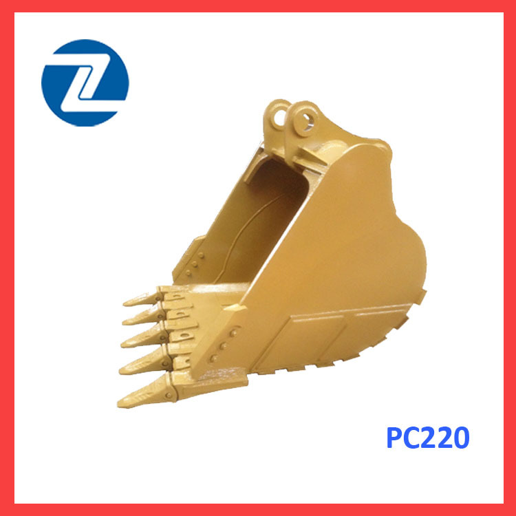 中力 厂家供应 挖掘机配件 挖斗PC220型 1.2方仿原岩石斗【批发】