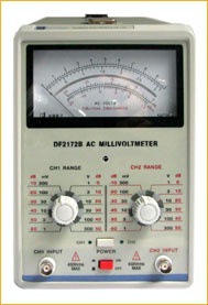 模拟指示毫伏表 模拟指示毫伏表DF2172B毫伏表