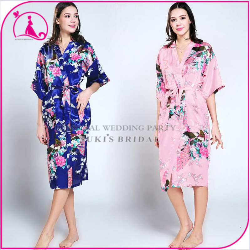 Spring and Summer Women's Printed Pajamas, Export Best-Selling Peacock Long Pajamas, Women's Pajamas, New Products