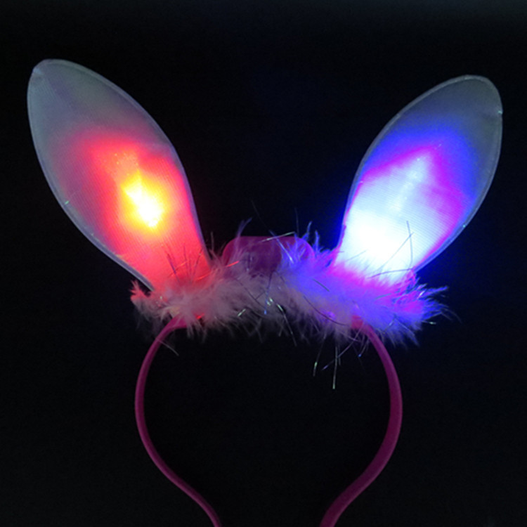 发光兔子发夹4