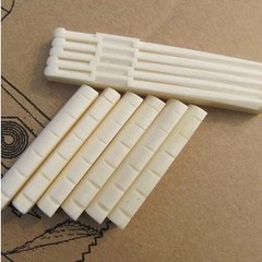 Guitar universal cow bone saddle bridge folk classical electric box acoustic guitar real cow bone bridge saddle upper and lower saddles