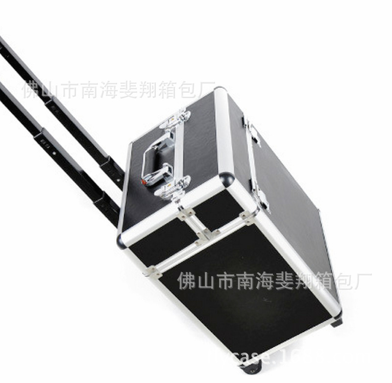 定做铝合金拉杆双开美妆工具箱 拉杆箱 款式时尚 量大从优
