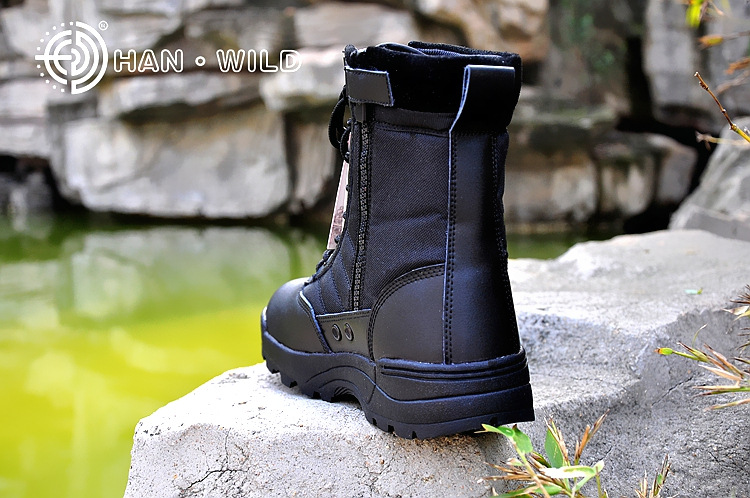 Bottes militaires en cuir - amortissement - Ref 1397345 Image 23