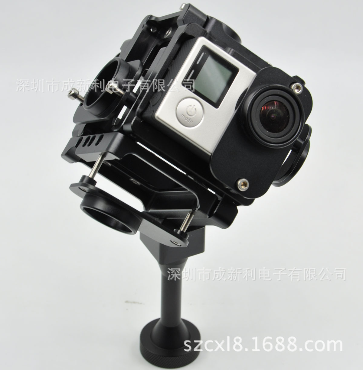 gopro 360度 全景拍照摄像 金属保护壳 狗笼套装 720