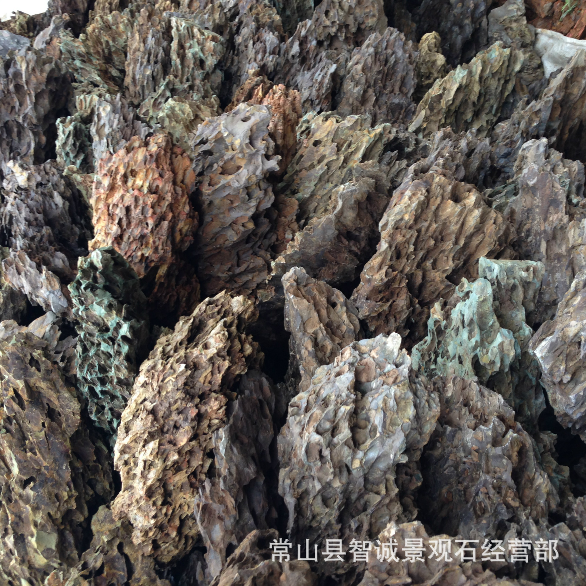 新年新货 山体最表层高品松皮石 造景石 景观石-阿里巴巴