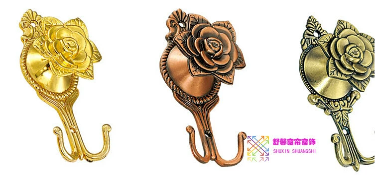 Shuxin popular classic curtain style curtain hook / curtain wall hook / rose hook / economical affordable