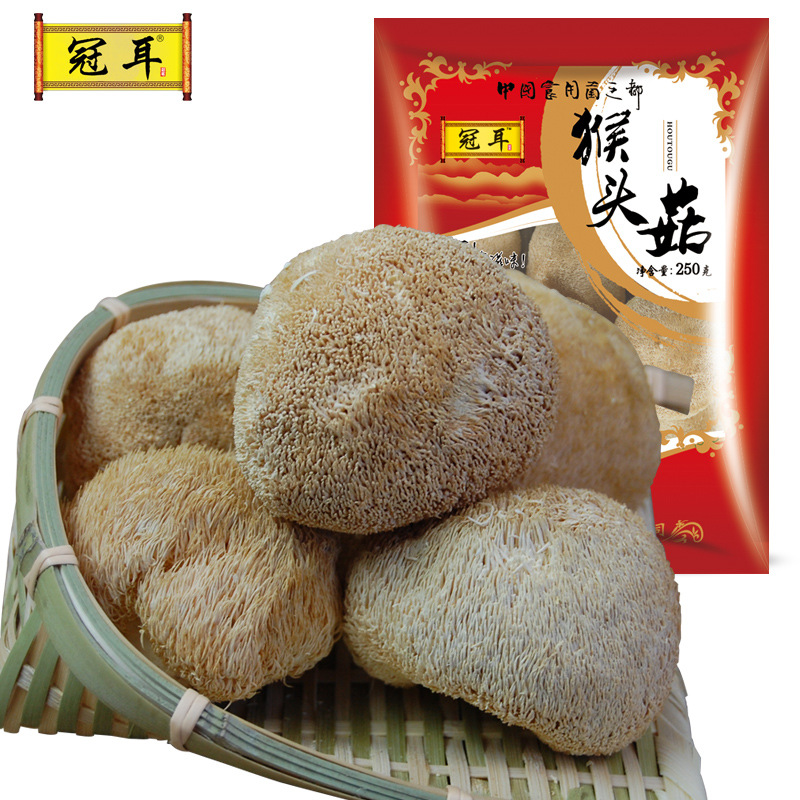 Crown ear Furuta Farm New products Hericium wholesale Hericium Hedgehog Mushroom Hericium Meat and meat 250g