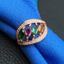 �ǹ�ɫ�̭t��ָ���l 925���y�ɻ���ɫ�̭t��ָ �̓r���l