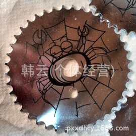 厂家直销自行车大梧桐连体拐曲柄40牙 牙盘片 印花牙盘片