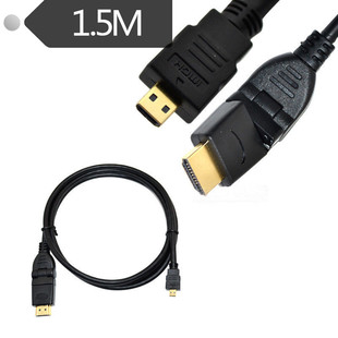 HDMI D��1.4�� Micro hdmi�����往 ��X�ҕ�֙C�� 360�����D�^