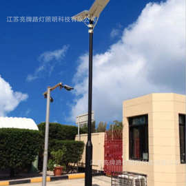 太阳能路灯灯杆生产厂家、风光互补路灯灯杆、LED太阳能路灯图片
