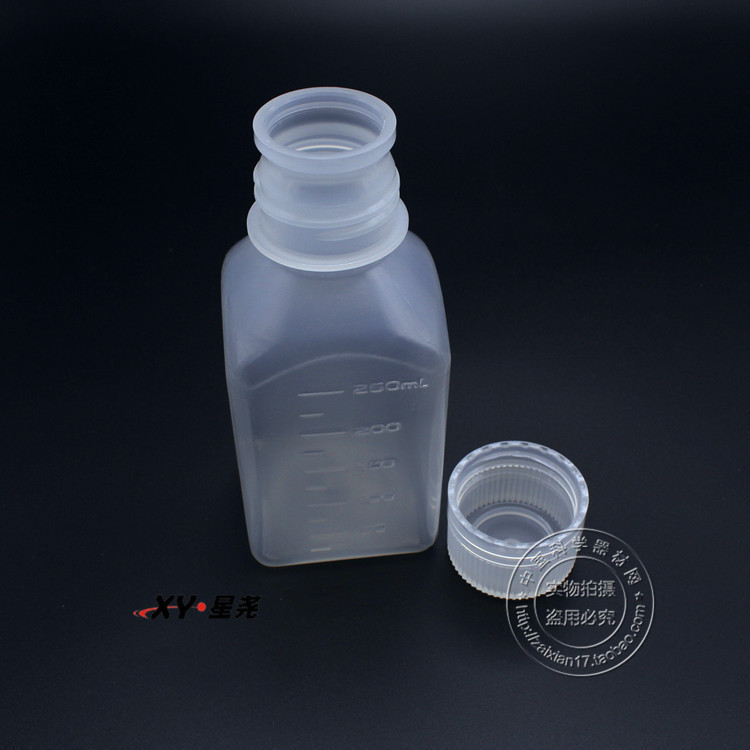 特价进口250ML 耐高温刻度试剂瓶 PP小口方瓶