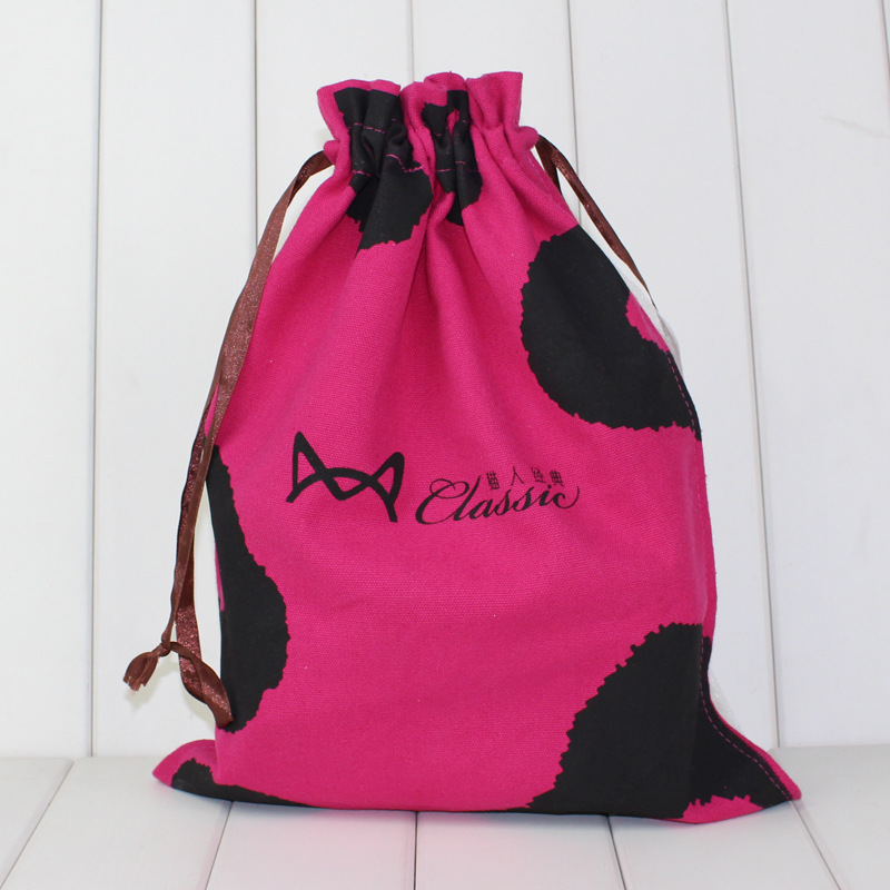 Commodity Dedicated cotton Storage bag Customized Canvas bag Bundle pocket printing gift Cotton fabric Bundle pocket