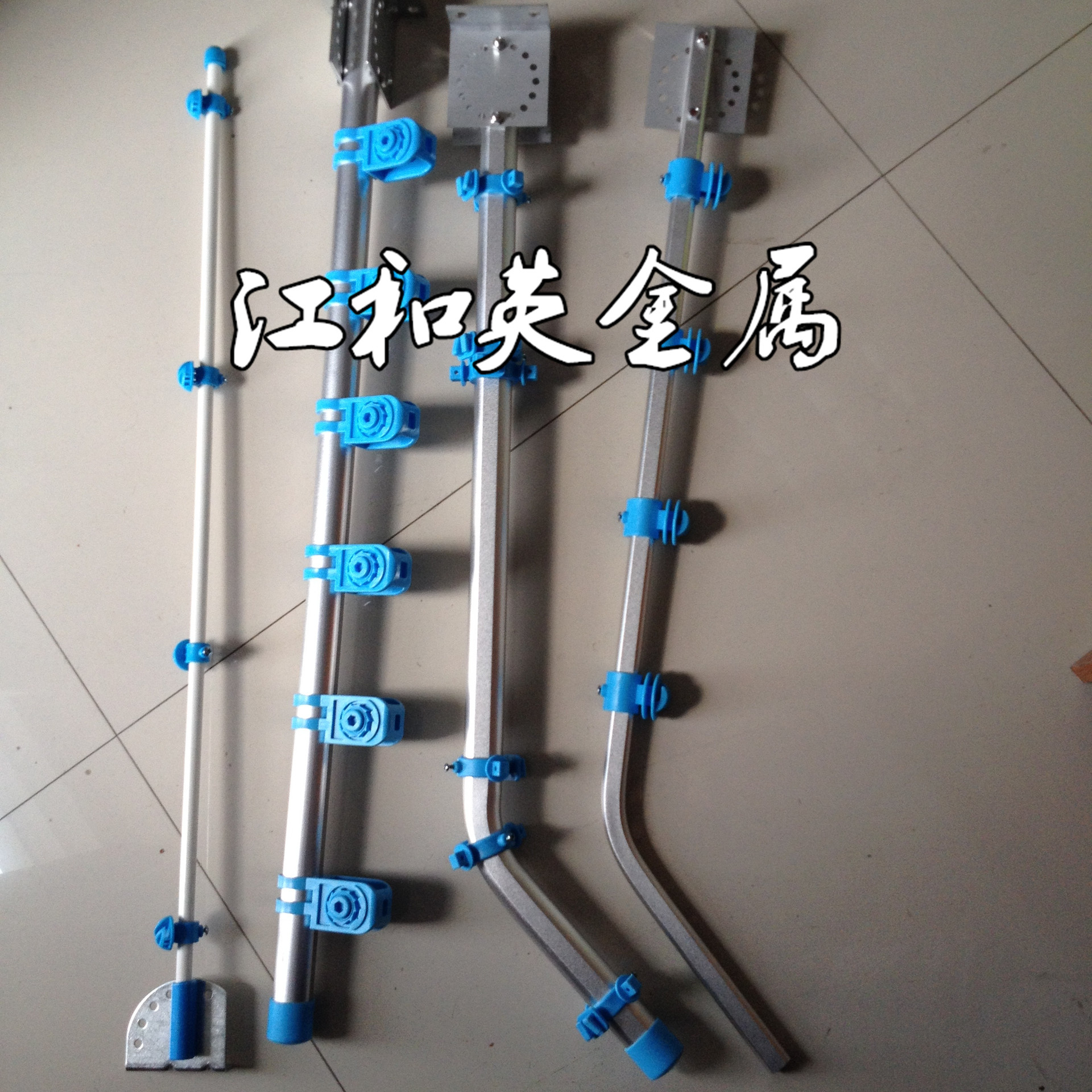 厂家直供铝合金4线6线终端杆 铝合金杆 张力式电子围栏配件承立杆